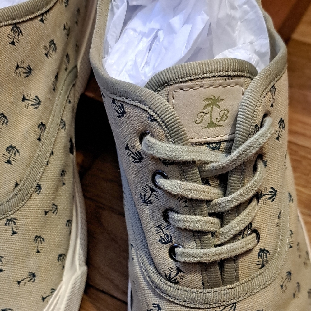 Tommy Bahamas Coconut Point Canvas Sneakers. Men's Size 9. - Picture 8 of 11